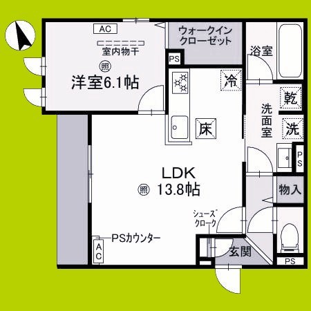 クラシスト東粉浜WEST 間取り