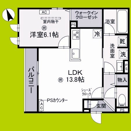 クラシスト東粉浜WEST 間取り