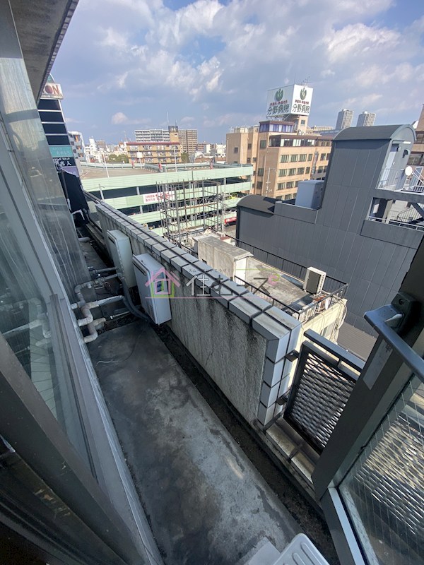 京橋プルトンビル ベランダ