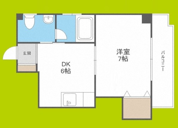長居大発マンション 間取り