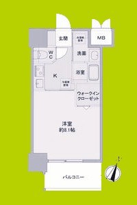Ｌｏｕｉｓ　Ｒｅｓｉｄｅｎｃｅ　弁天町 間取り