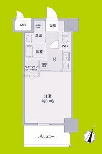 Ｌｏｕｉｓ　Ｒｅｓｉｄｅｎｃｅ　弁天町 間取り