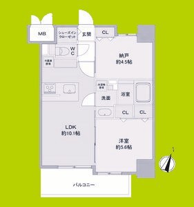 Ｌｏｕｉｓ　Ｒｅｓｉｄｅｎｃｅ　弁天町 間取り
