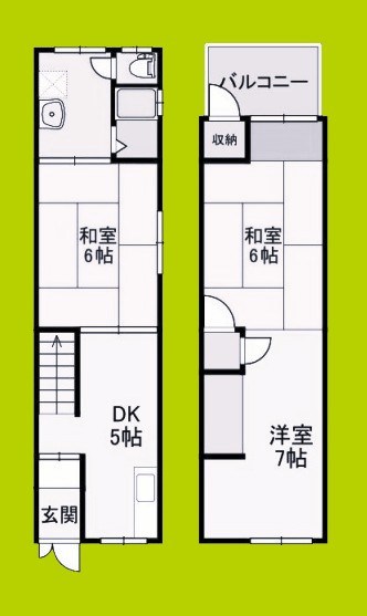 遠里小野戸建て 間取り