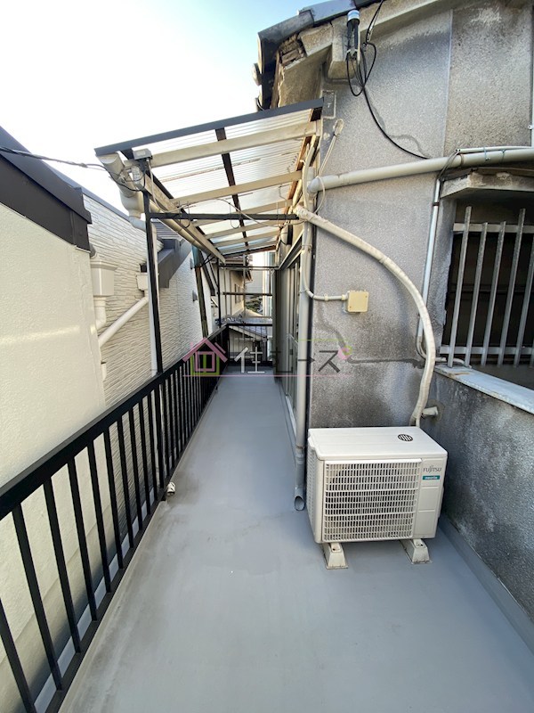 東粉浜1丁目テラスハウス ベランダ