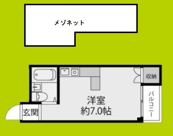 エクラ東住吉 間取り