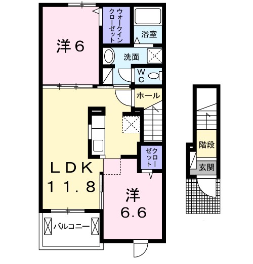 アクティブ・スクエアＡ 間取り