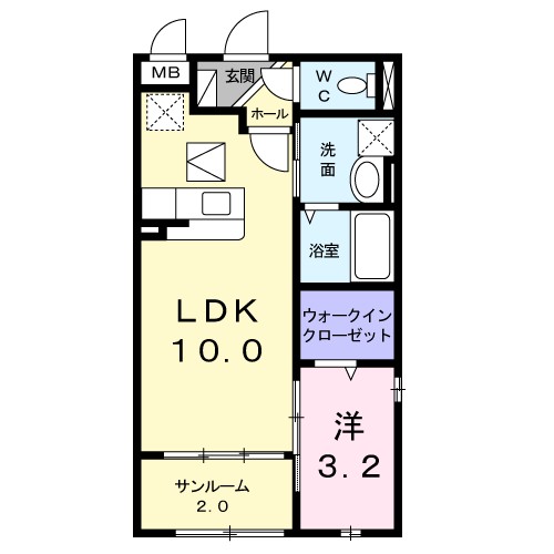 サニーレジデンスⅡ 間取り