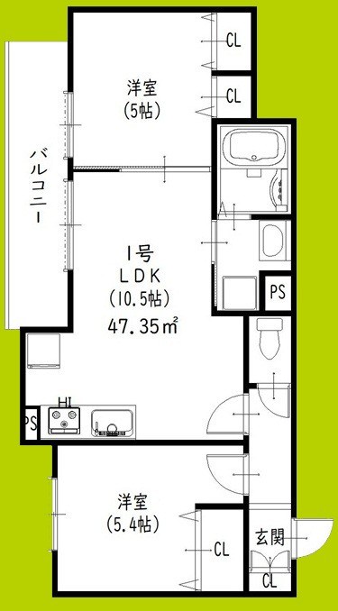 クリエオーレ菊水町 間取り