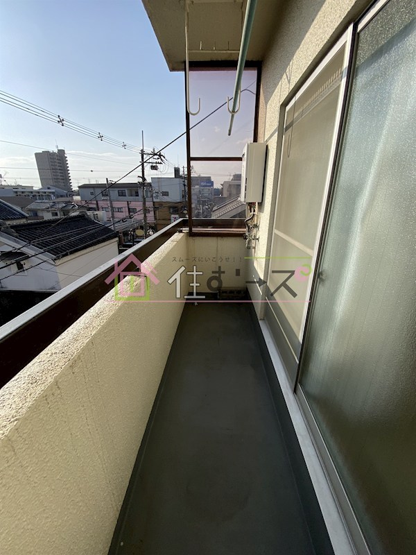 安立ハイツ ベランダ