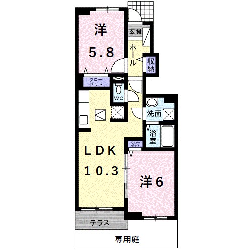 クリスタル　グランツ 間取り