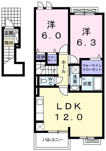 ヴィラパストラーレ 間取り