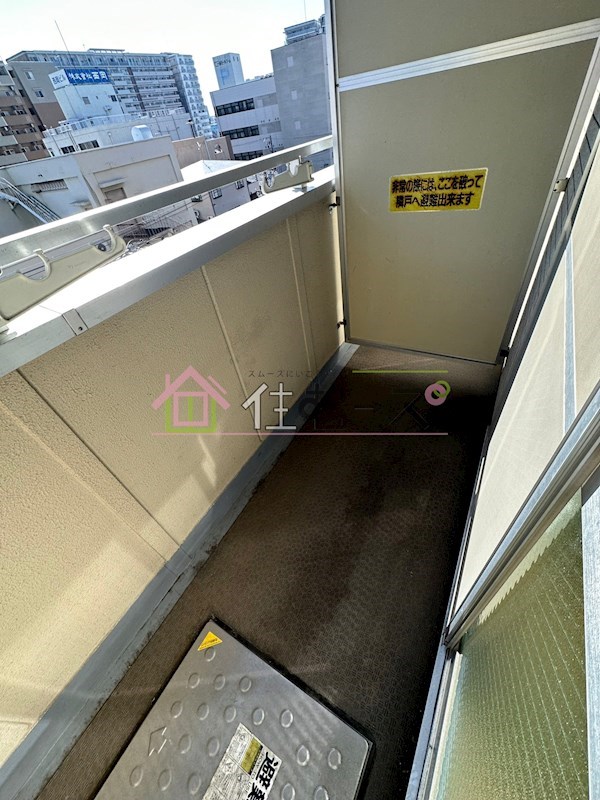 オーロラ・タワー難波 ベランダ