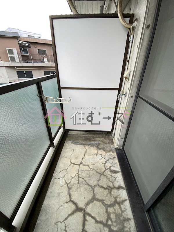 アルカン弐番館 ベランダ