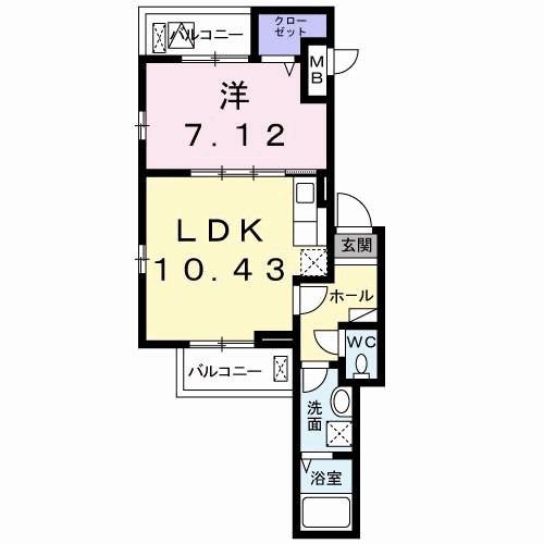サンシャイン東山　ＰＡＲＴⅡ 間取り