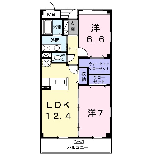 サンウィングスⅠ 間取り