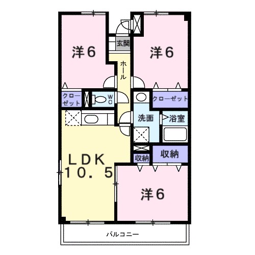 ラフィーネ南伊丹 間取り