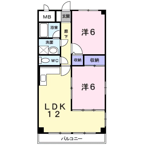 サンクレールⅡ 間取り