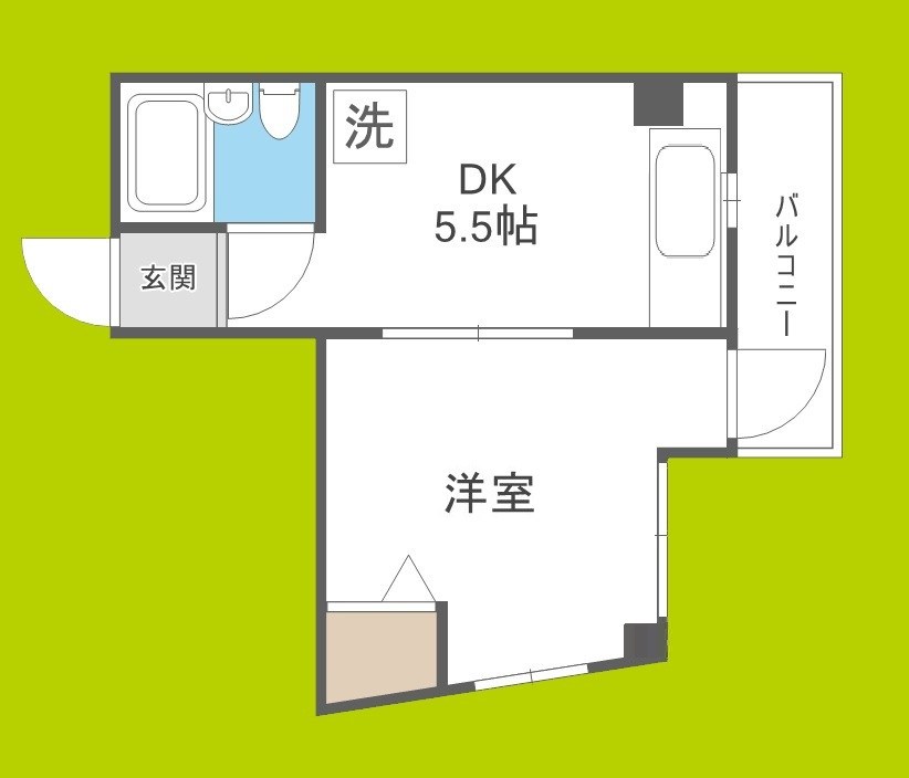 メゾンユタカファイブ 間取り