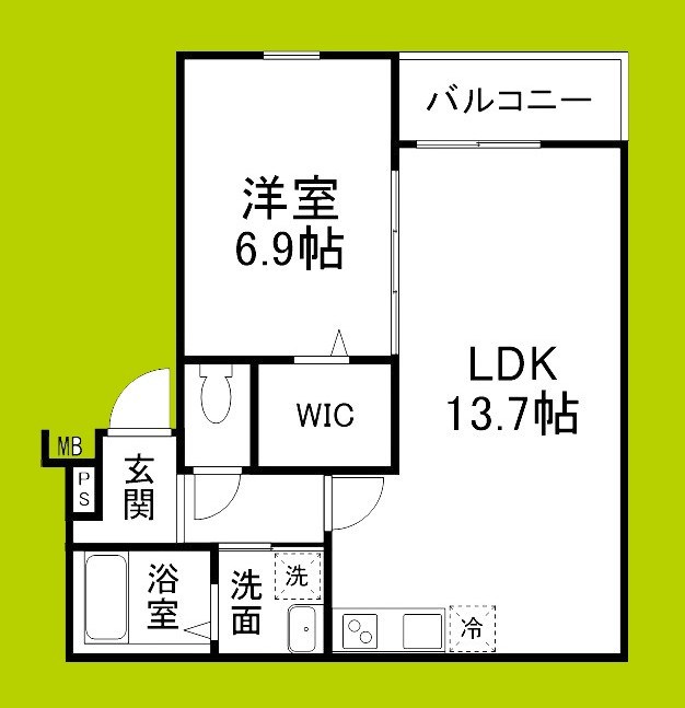 フジパレス寺方 間取り
