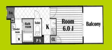 中之島ロイヤルハイツA 間取り