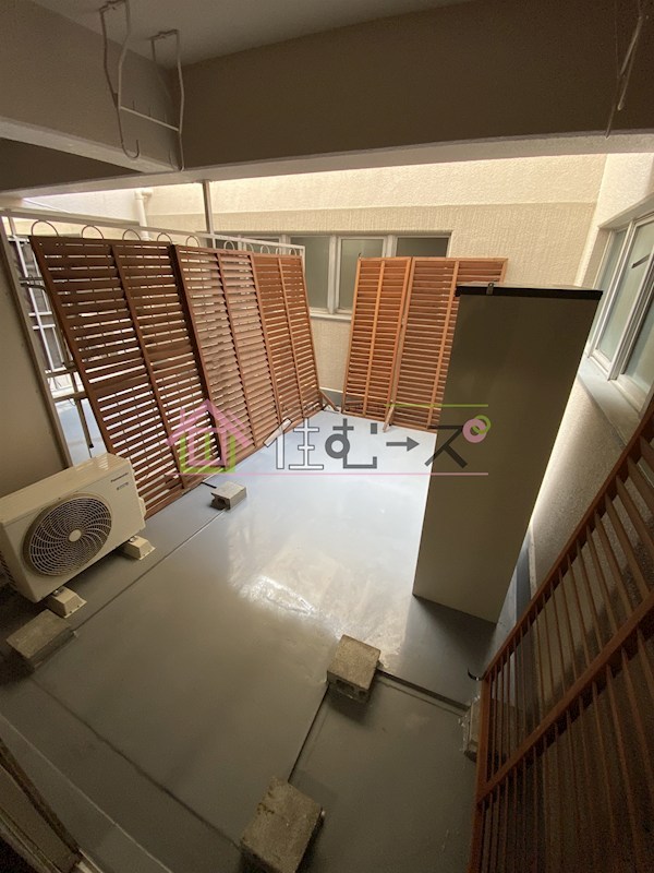 中之島ロイヤルハイツA ベランダ