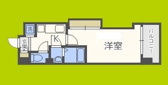 Luxe難波西Ⅱ 間取り