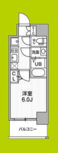 ｇｍ難波ウエストＤ.Ｃ.  間取り