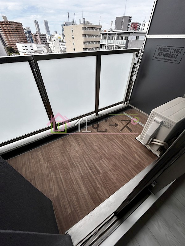 ｇｍ難波ウエストＤ.Ｃ.  ベランダ