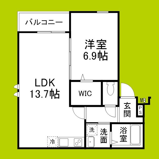 フジパレス寺方 間取り