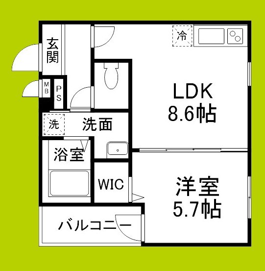 フジパレス住吉遠里小野Ⅴ番館 間取り