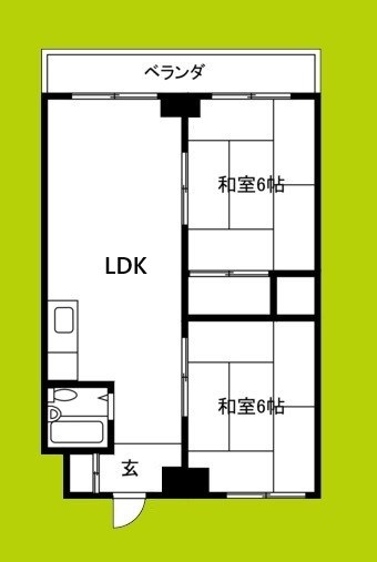 WESTヒルズ平野 間取り