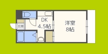 キンキ北ハイツ 間取り