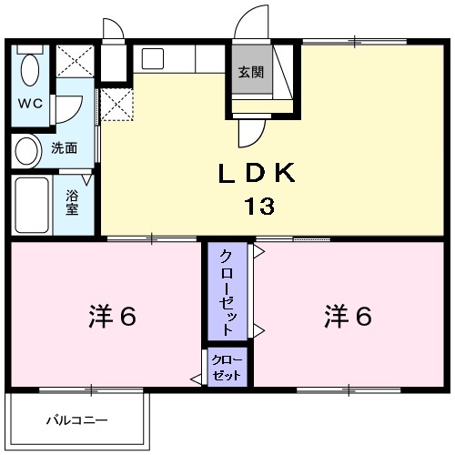 サンシャインⅡ番館 間取り