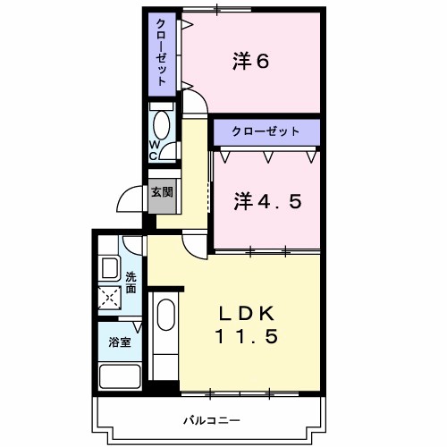 レシェンテ安倉 間取り