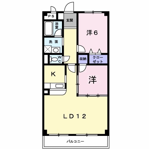 リブェール宝塚 間取り