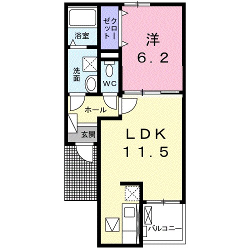 メゾン　ルミエール 間取り