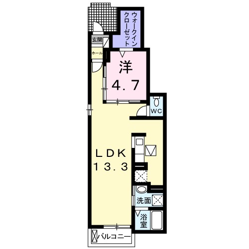 アヴェニュー　泉大津 間取り