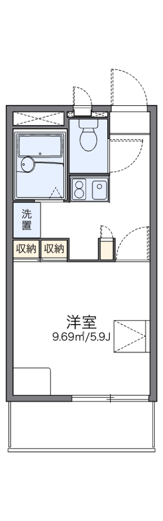 レオパレスソレイユⅡ 間取り