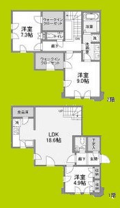 ブリランテ苦楽園 間取り