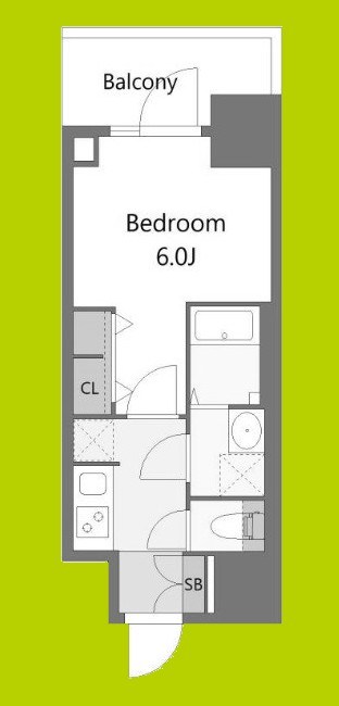 S-RESIDENCE松屋町asence 間取り図