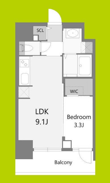 S-RESIDENCE松屋町asence 間取り