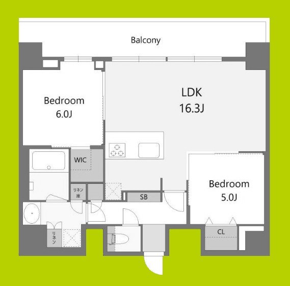 S-RESIDENCE松屋町asence 間取り図