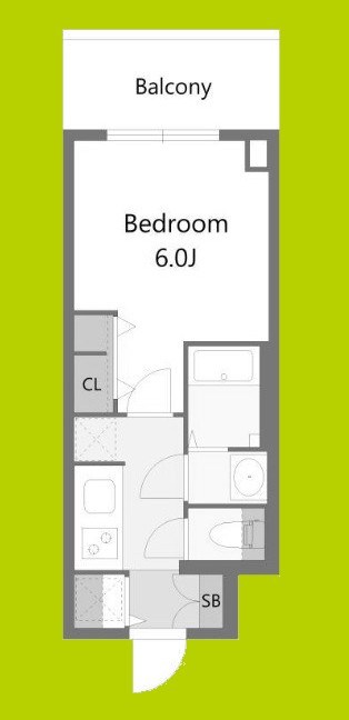 S-RESIDENCE松屋町asence 間取り図