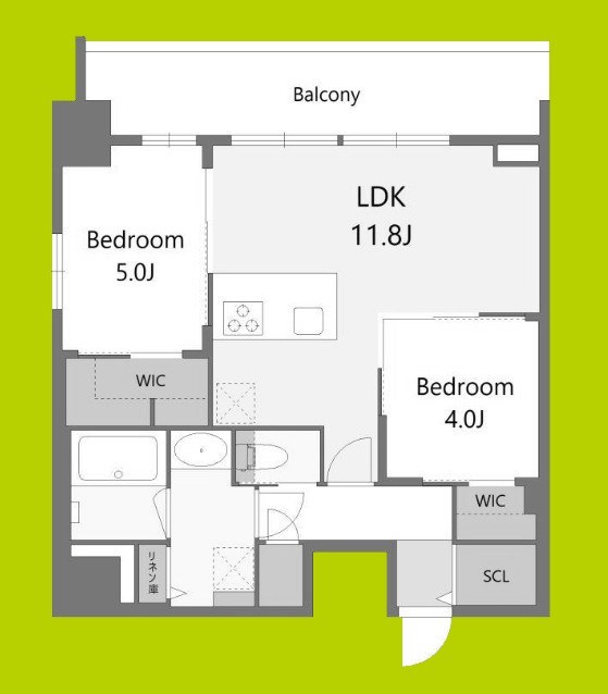 S-RESIDENCE松屋町asence 間取り