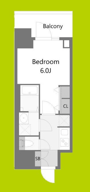 S-RESIDENCE松屋町asence 間取り図