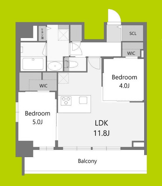 S-RESIDENCE松屋町asence 間取り図