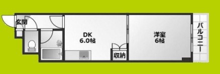 クリエール三津屋 間取り