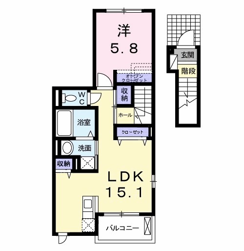 サンシャイン東山　ＰＡＲＴⅠ 間取り