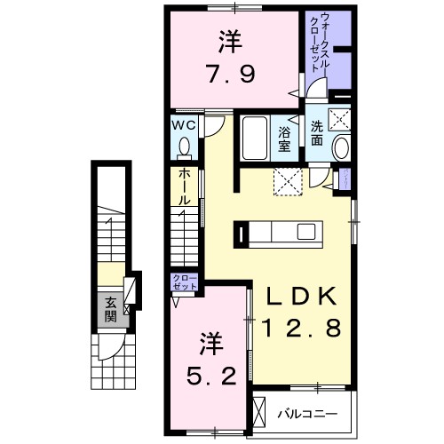 アルカン　シェル　Ⅱ 間取り